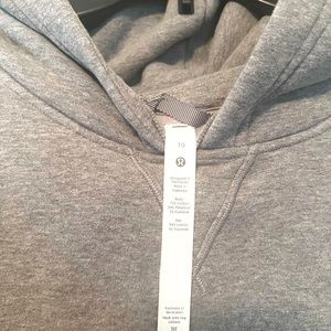 Lululemon hoodie gray size 10